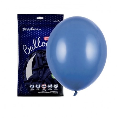 Balony Strong 27 cm granatowe Pastel Navy Blue - 100 sztuk