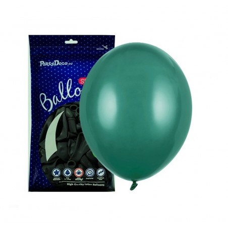 Balony Strong 27 cm butelkowa zieleń Pastel Bottle Green - 100 sztuk