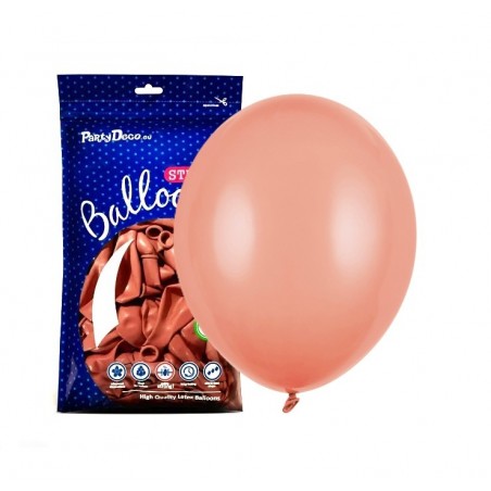Balony Strong 27 cm brzoskwiniowe Pastel Peach - 100 sztuk