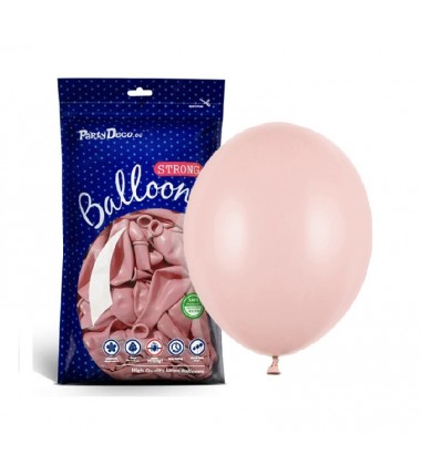 Balony Strong 27 cm brudny róż Pastel Dusty Rose - 100 sztuk