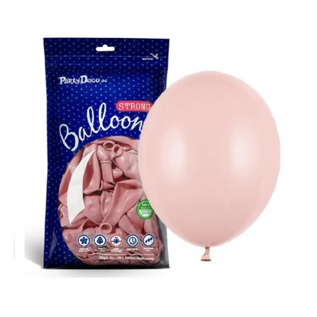 Balony Strong 27 cm brudny róż Pastel Dusty Rose - 100 sztuk