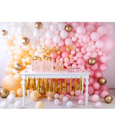 Balony Strong 27 cm jasnoróżowe Pastel Pale Pink - 10 sztuk