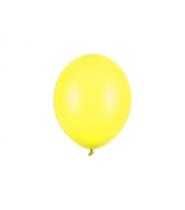 Balony Strong 27 cm cytrynowe Pastel Lemon Zest - 100 sztuk