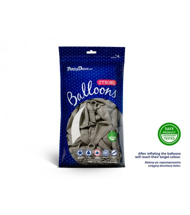 Balony Strong 27 cm ciepły szary Pastel Warm Grey - 100 sztuk