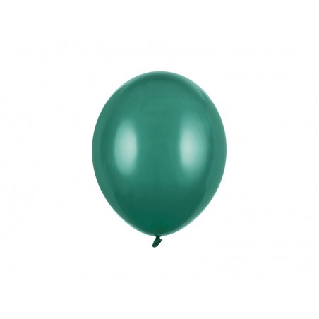 Balony Strong 27 cm butelkowa zieleń Pastel Bottle Green - 100 sztuk