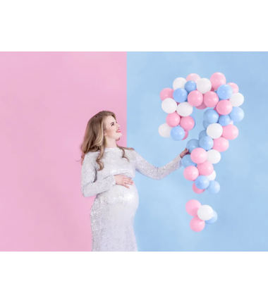 Balony Strong 27 cm błękitne Pastel Baby Blue - 100 sztuk