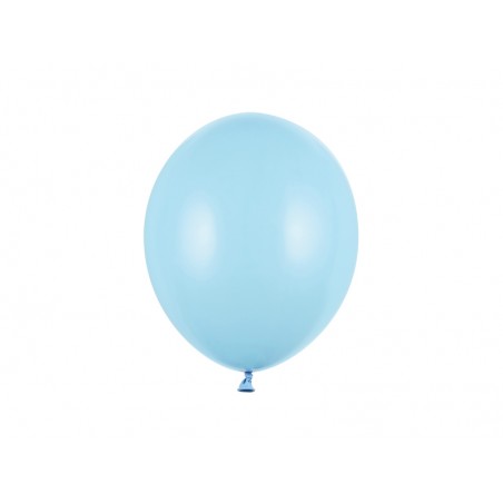 Balony Strong 27 cm błękitne Pastel Baby Blue - 10 sztuk