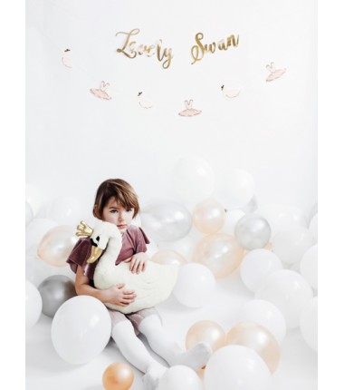 Balony Strong 27 cm białe Pastel Pure White - 10 sztuk