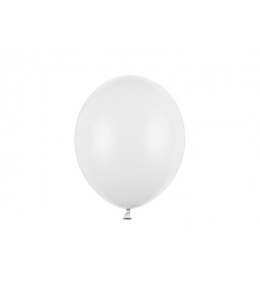 Balony Strong 27 cm białe Pastel Pure White - 10 sztuk