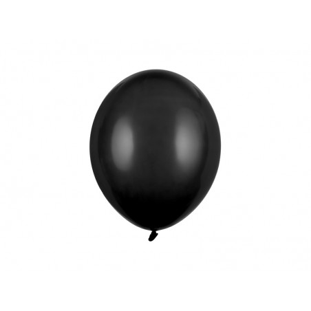 Balony Strong 27 cm czarne Pastel Black - 10 sztuk