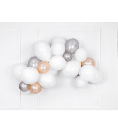 Balony Strong 30 cm białe Pastel Pure White - 100 sztuk