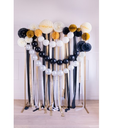 Balony z łącznikiem 28 cm - białe Pastel Pure White - 20 sztuk