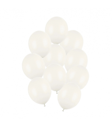 Balony Strong 23 cm złamana biel Pastel Off-white - 10 sztuk