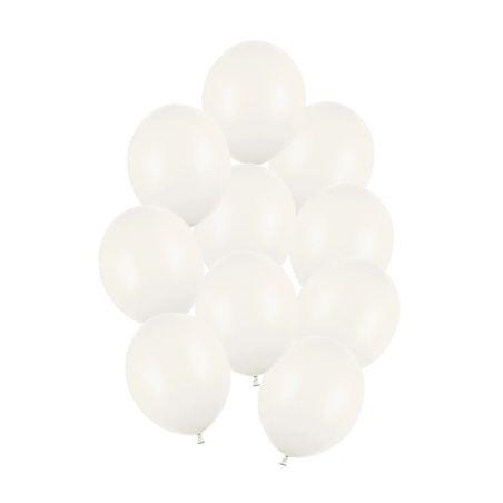 Balony Strong 23 cm złamana biel Pastel Off-white - 10 sztuk