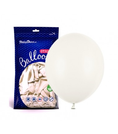 Balony Strong 23 cm złamana biel Pastel Off-white - 100 sztuk