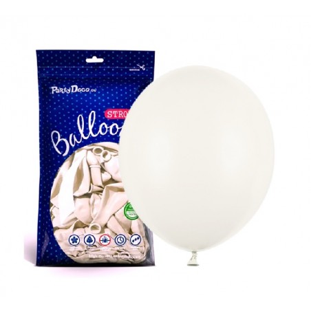 Balony Strong 23 cm złamana biel Pastel Off-white - 100 sztuk