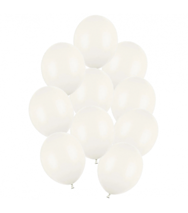 Balony Strong 30 cm złamana biel Pastel Off-white - 10 sztuk