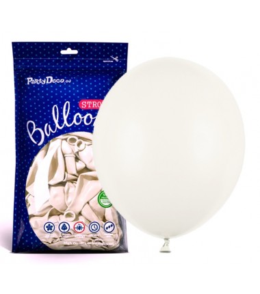 Balony Strong 30 cm złamana biel Pastel Off-white - 100 sztuk