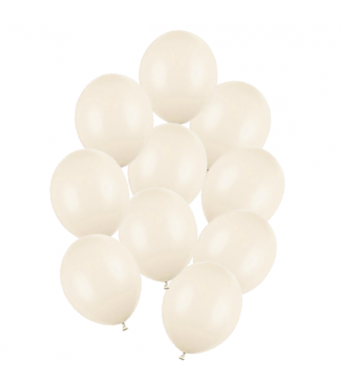 Balony Strong 30 cm jasny alabaster, beżowe Pastel Light Nude - 10 sztuk
