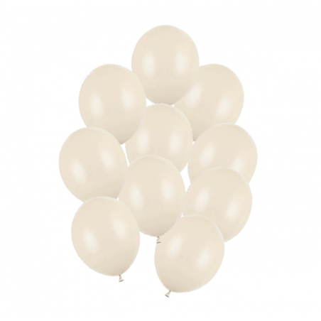 Balony Strong 23 cm beżowe alabastrowe Pastel Alabaster Nude - 10 sztuk