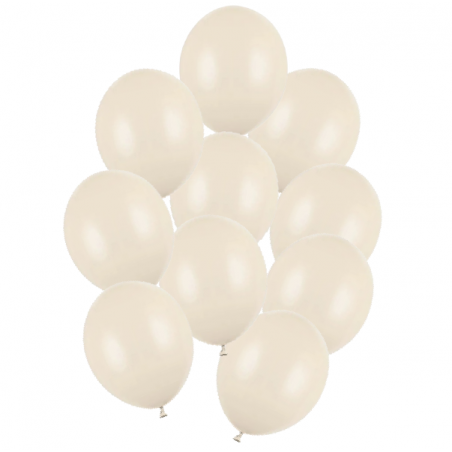 Balony Strong 30 cm beżowe, alabastrowe Pastel Alabaster Nude - 10 sztuk