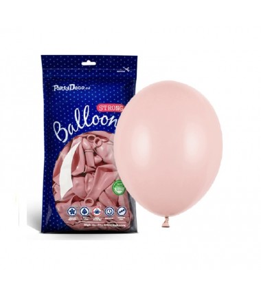 Balony Strong 12 cm brudny róż Pastel Dusty Rose - 100 sztuk