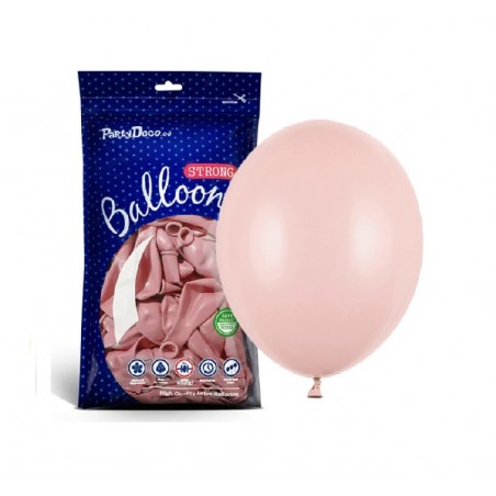 Balony Strong 12 cm brudny róż Pastel Dusty Rose - 100 sztuk