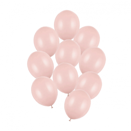 Balony Strong 23 cm brudny róż Pastel Dusty Rose - 10 sztuk