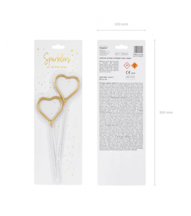 Zimne ognie złote serca - 2 sztuki