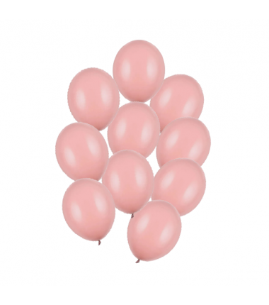 Balony Strong 23 cm ciemny brudny róż Pastel Dark Dusty Rose - 10 sztuk