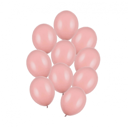 Balony Strong 23 cm ciemny brudny róż Pastel Dark Dusty Rose - 10 sztuk