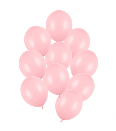 Balony Strong 30 cm różowe Pastel Baby Pink - 10 sztuk