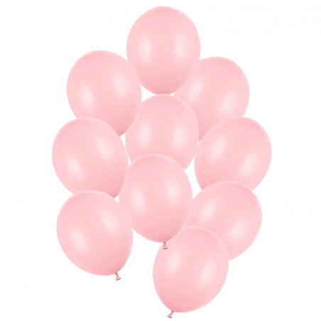 Balony Strong 30 cm różowe Pastel Baby Pink - 10 sztuk
