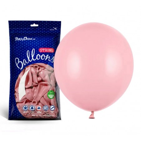 Balony Strong 43 cm różowe Pastel Baby Pink - 25 sztuk