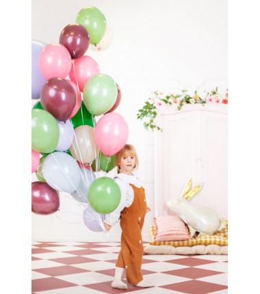 Balony Strong 12 cm dzika róża Pastel Wild Rose  - 100 sztuk