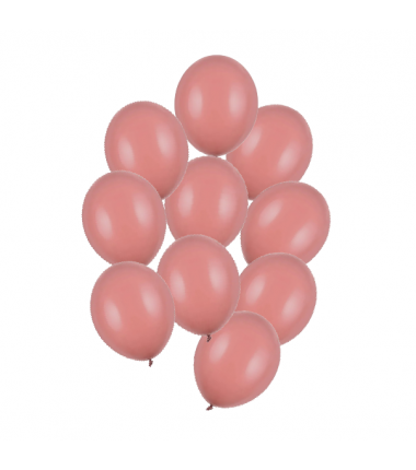 Balony Strong 23 cm dzika róża Pastel Wild Rose - 10 sztuk
