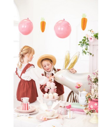 Balon Strong okrągły 60 cm - Pastel Wild Rose - dzika róża