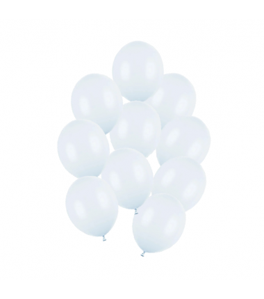 Balony Strong 23 cm mglisty niebieski Pastel Light Misty Blue - 10 sztuk