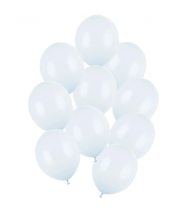 Balony Strong 30 cm mglisty niebieski Pastel Light Misty Blue - 10 sztuk
