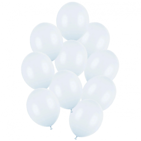 Balony Strong 30 cm mglisty niebieski Pastel Light Misty Blue - 10 sztuk