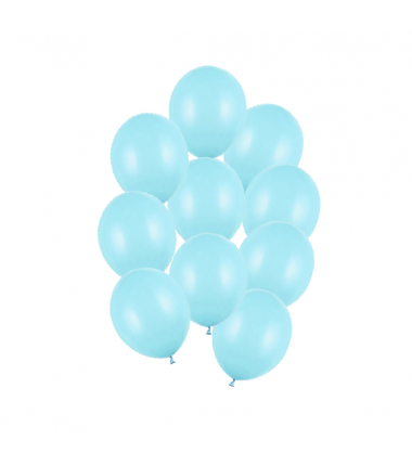 Balony Strong 23 cm jasnoniebieskie Pastel Light Blue - 10 sztuk