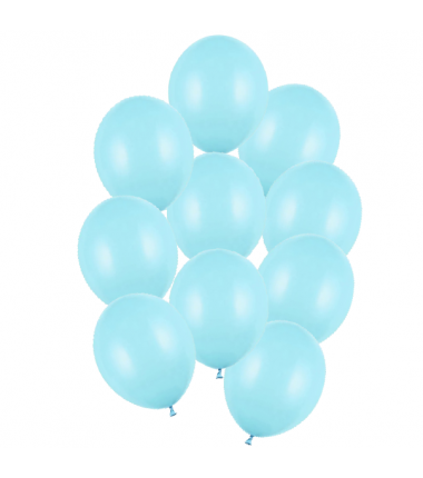 Balony Strong 30 cm jasnoniebieskie Pastel Light Blue - 10 sztuk