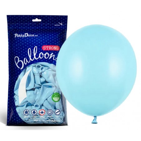 Balony Strong 43 cm jasnoniebieskie Pastel Light Blue - 25 sztuk