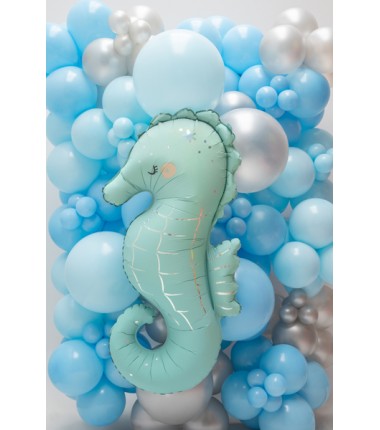 Balon Strong okrągły 1 m - Pastel Light Blue - jasnoniebieski