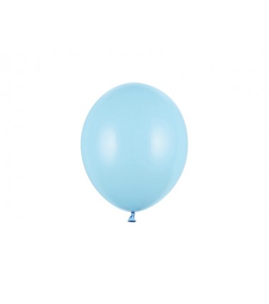 Balony Strong 12 cm błękitne Pastel Baby Blue - 100 sztuk