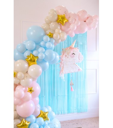 Balony Strong 12 cm błękitne Pastel Baby Blue - 100 sztuk