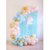 Balony Strong 12 cm błękitne Pastel Baby Blue - 100 sztuk