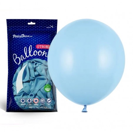 Balony Strong 43 cm błękitne Pastel Baby Blue - 25 sztuk