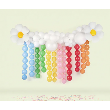 Balony z łącznikiem 28 cm - błękitne Pastel Baby Blue - 20 sztuk