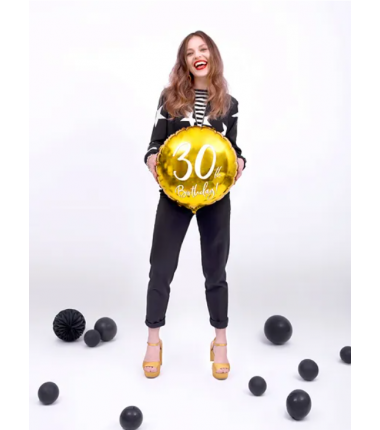 Balony Strong 23 cm czarne Pastel Black - 10 sztuk